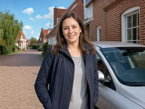 Verkäufer aus Mettmann mit dem verkauften Fahrzeug